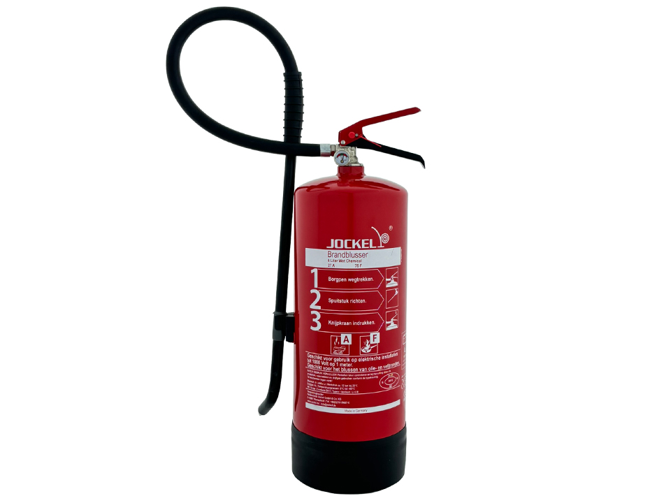 10070601006 Uro brandblusser Li6M Vet / Lithium 6ltr. brandklasse A-F