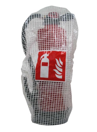 10310912000 Beschermhoes voor 9 en 12kg blussers blank