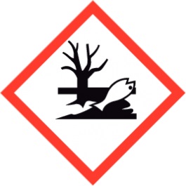 11500113D78 Sticker "Schadelijk voor het aquatisch milieu" - 100 x 100mm