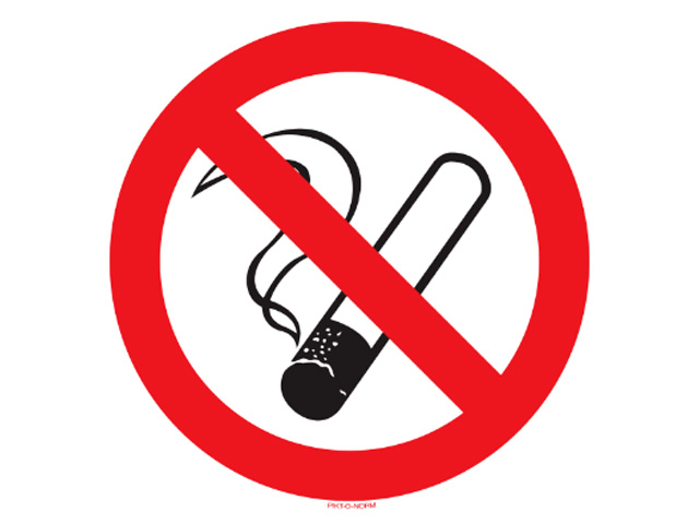 11500323201 Sticker Verboden te roken - Ø200mm
