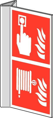 115003372F4 Bord Melder/haspel - 150 x 300mm - haaks ISO7010