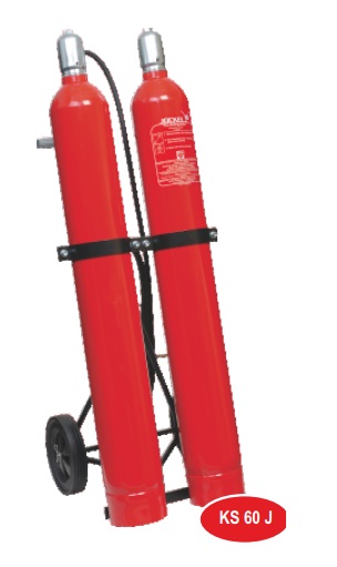 19936010200 Jockel Co2 bluswagen K60J - 60 kg Co2 - 10mtr slang