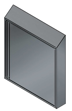 35279791357 Uro haspelkast 790 x 890 x 135mm RVS316 Afwaterend (PRIJS OP AANVRAAG)