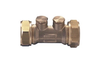 40522620160 Watts KF Keerklep EA 22mm knel + Aftap